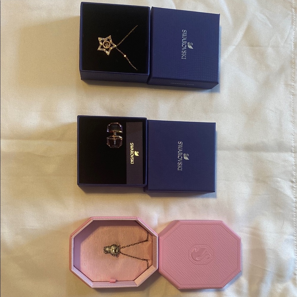 Swarovski Gold and Silver Jewelry Set